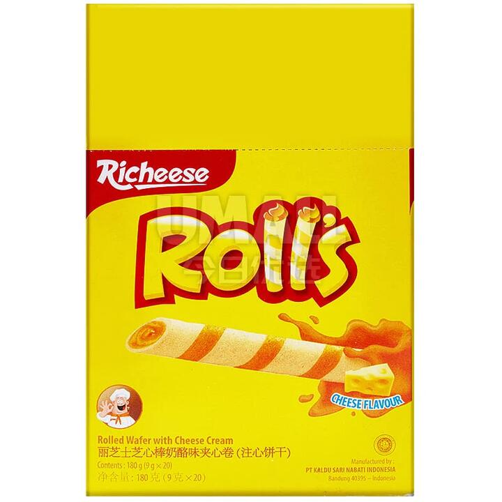 Richeese Cheese Flavored Wafer Rolls - 180g