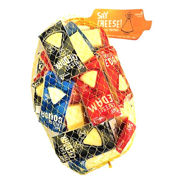 Vepo Cheese Assortment - 3 Flavors, 25 Pieces, 500g