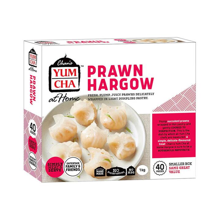 Chan's Yum Cha at Home Frozen Prawn Hargow - 1kg