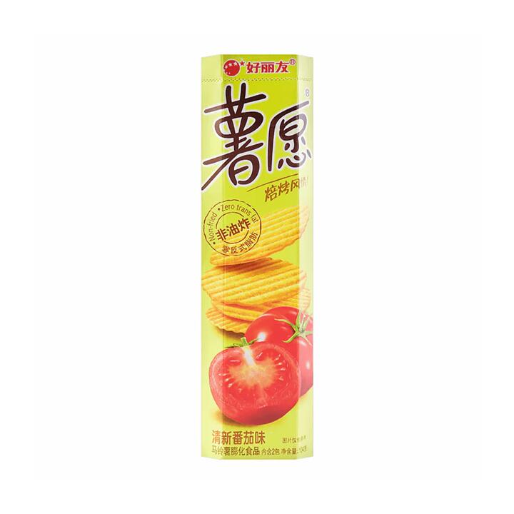 Orion Non-Fried Potato Chips - Fresh Tomato Flavor, 104g