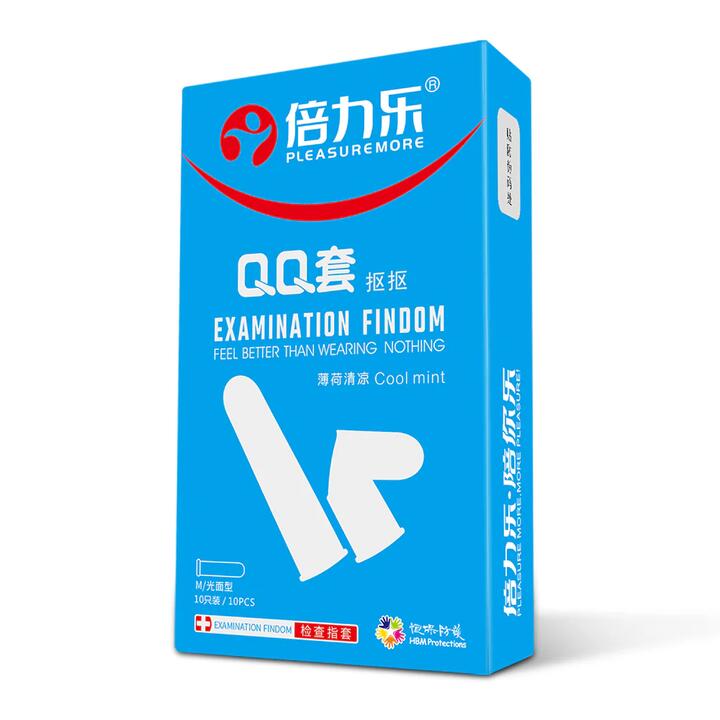 Pleasuremore Mint Flavored Finger Cots - New Packaging