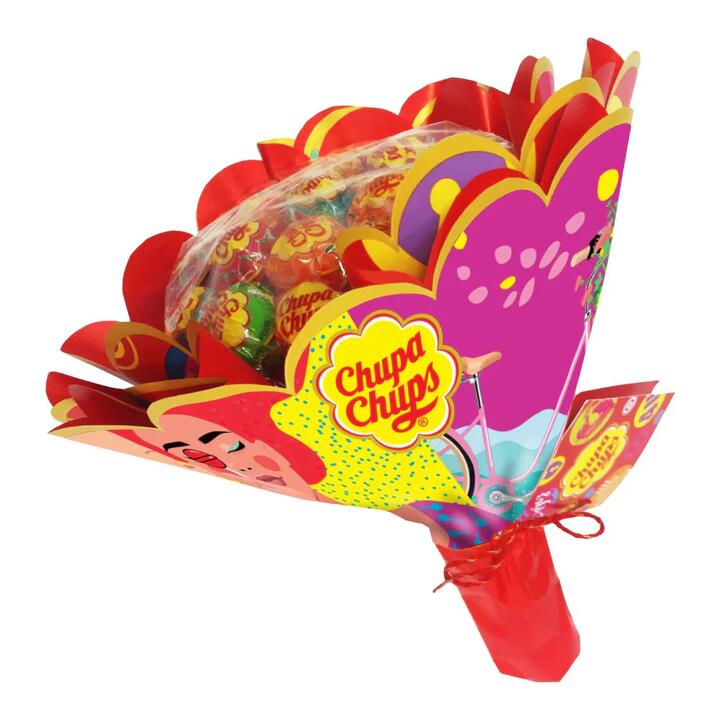 Chupa Chups Lollipop Bouquet - 19 Pieces