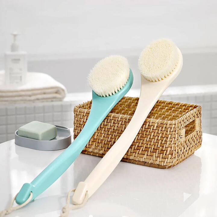 FaSoLa Japanese Soft Bristle Bath Brush - White