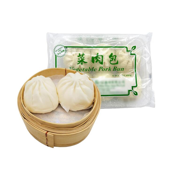 Frozen Vegetable Pork Buns - 6pcs, 480g