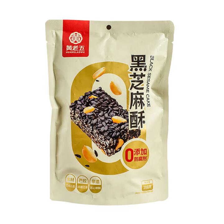 Huanglaowu Black Sesame Cake - 208g