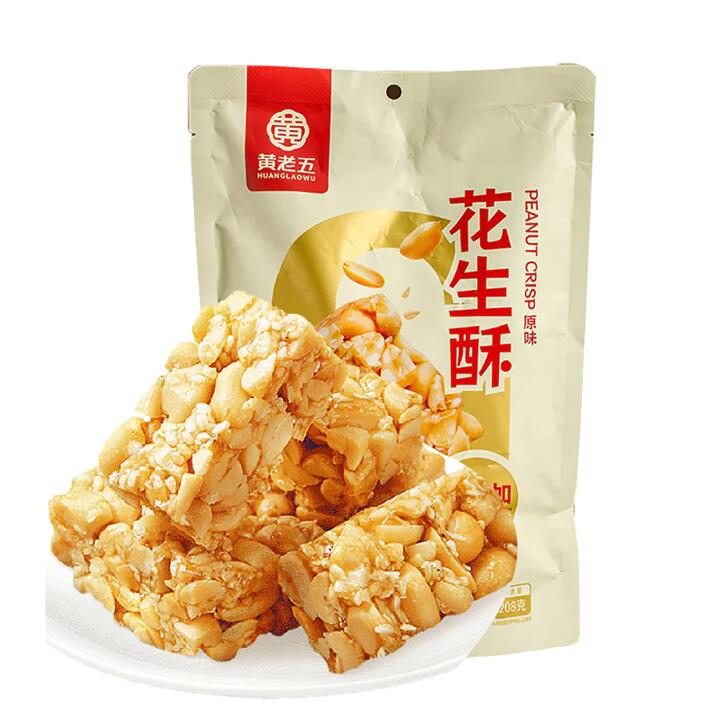 Huanglaowu Original Peanut Crisp - 208g