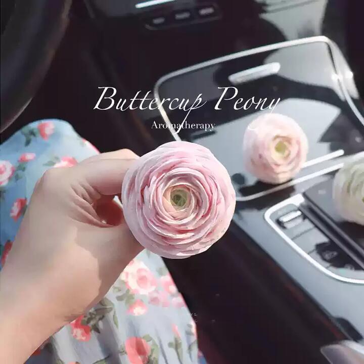 Nasi Car Air Freshener - Mist Pink Buttercup Peony
