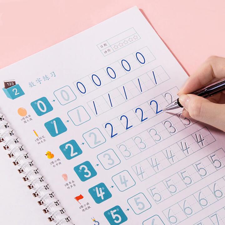 Deli Handwriting Practice Book Set - 4 Books