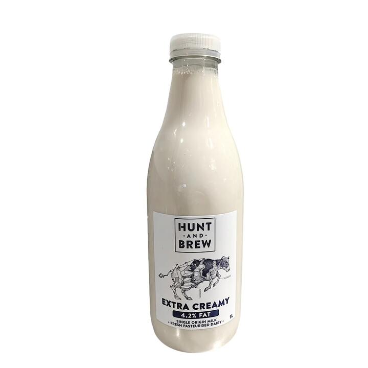 Hunt & Brew Extra Creamy Milk 1L