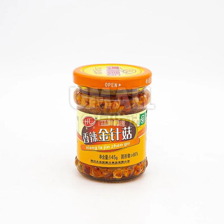 Huichuan Spicy Enoki Mushrooms - 145g