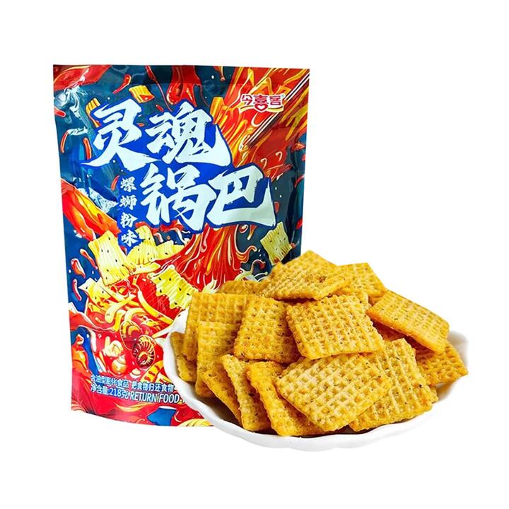 Jinxi Soul Rice Crackers - Snail Noodle Flavor, 218g