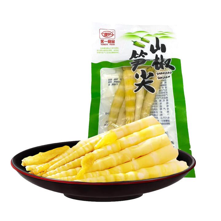 Yongyi Food Pickled Bamboo Shoots with Sichuan Pepper - 100g