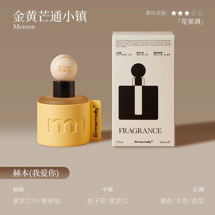 Emmamolly Floating Balloon Car Fragrance - Menton Yellow