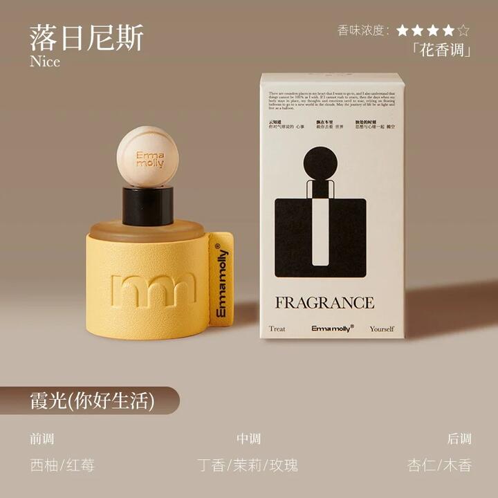 Emmamolly Floating Balloon Car Fragrance - Sunset Nice Yellow