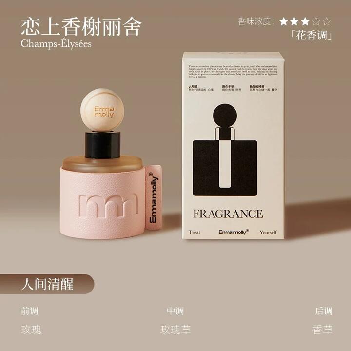 Emmamolly Floating Balloon Car Fragrance - Champs-¨¦lys¨¦es Scent, Pink