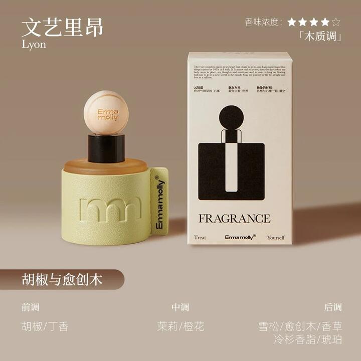 Emmamolly Floating Balloon Car Fragrance - Artistic Lyon Green