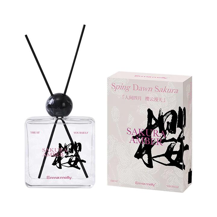 Emmamolly Reed Diffuser Sakura & Amber 100ml