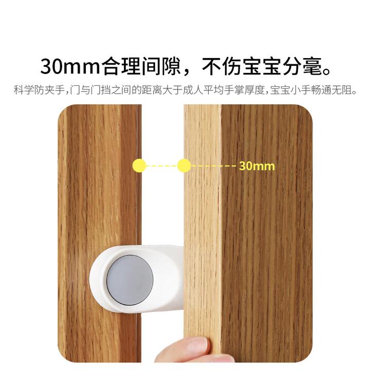 FaSoLa Anti-Pinch Door Stopper - White