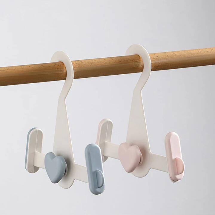 FaSoLa Children's Adjustable Shoe Drying Rack - White and Pink
