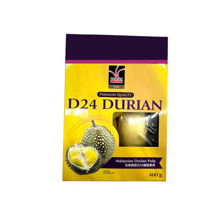 Hanabi Malaysian D24 Durian Pulp - 400g