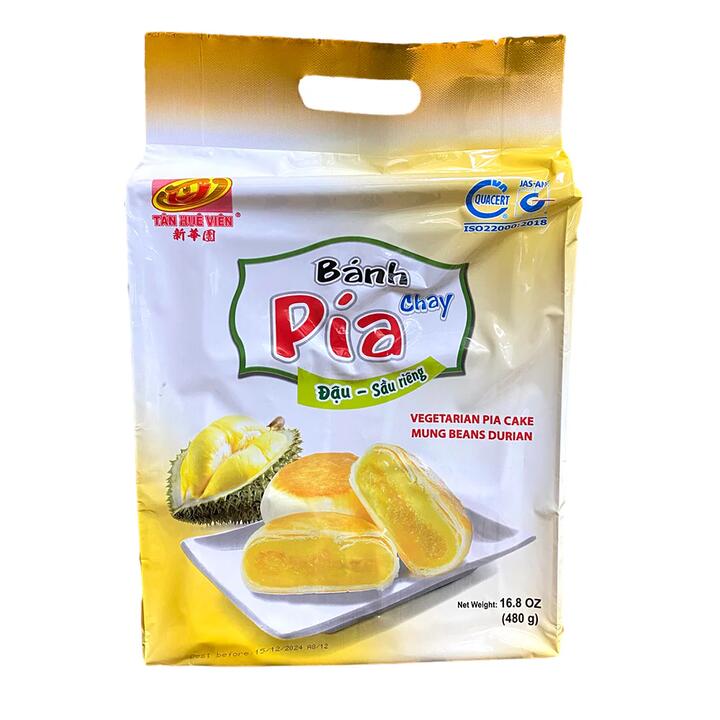 Tan Hue Vien Vegetarian Durian Mung Bean Cake - 480g