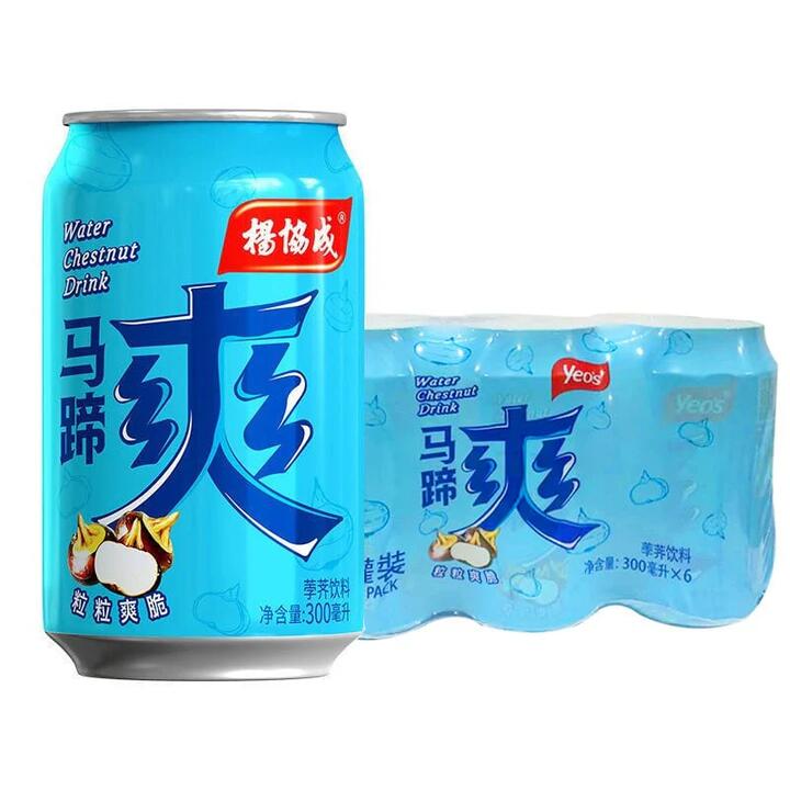 Yeo's Water Chestnut Drink - 6 Cans x 300ml