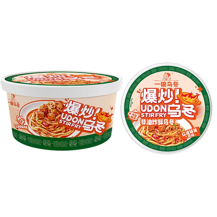 Jinbaiwei Udon Bowl with Spicy Red Oil Flavor - 252g
