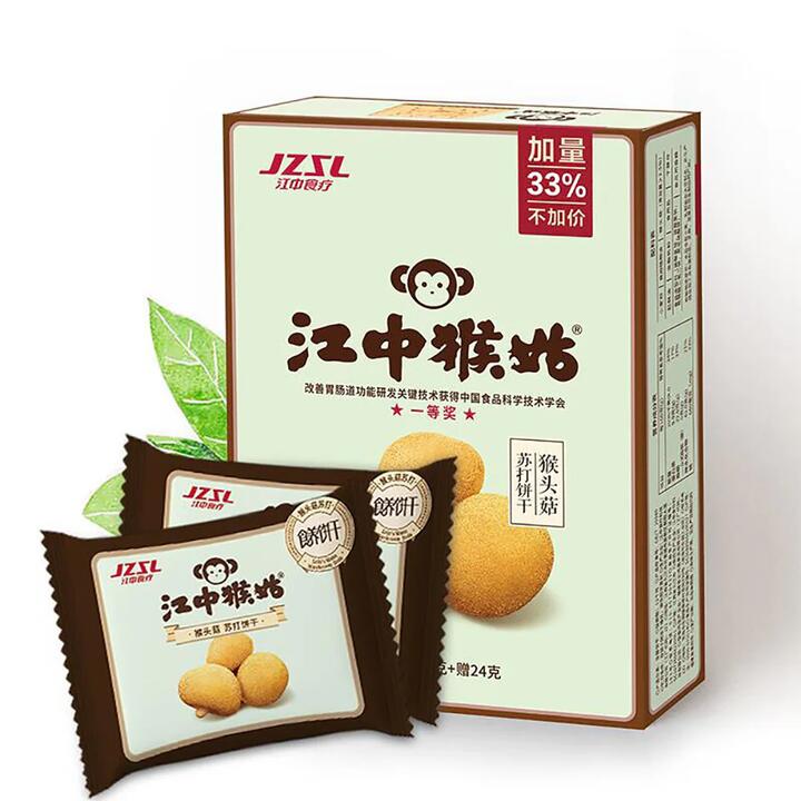 Jiangzhong Shiliao Hougu Milk Salt Soda Biscuits 72g+24g