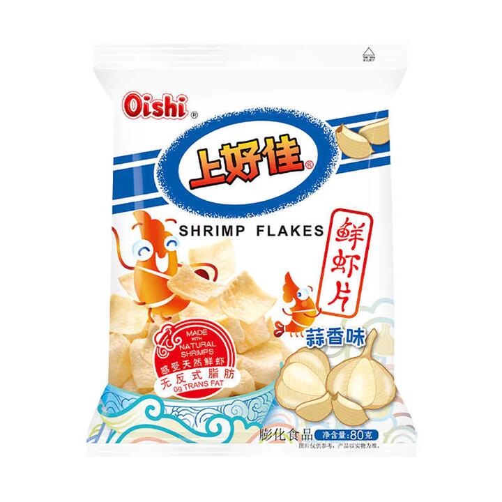 Oishi Garlic Flavored Shrimp Flakes - 80g