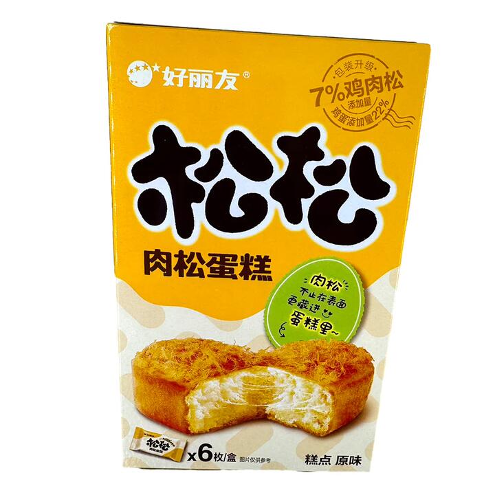 Orion Original Meat Floss Cake - 6 Pieces, 120g