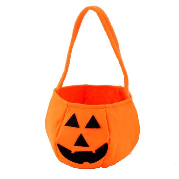 Halloween Pumpkin Trick-or-Treat Bag - 1 Piece
