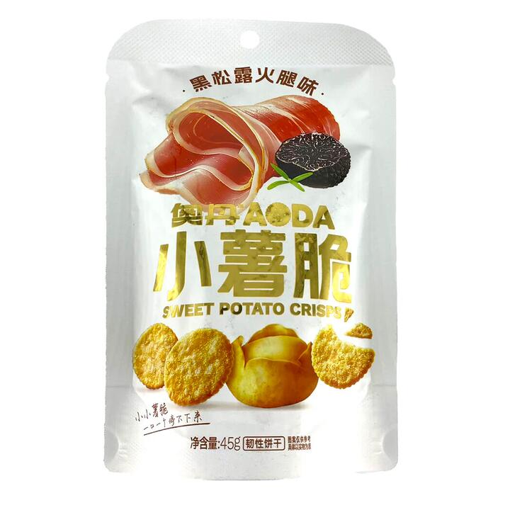 AODA Sweet Potato Crisps Truffle Ham Flavor - 45g