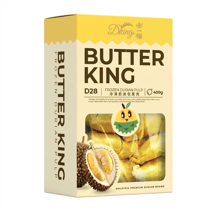 Dking D28 Butter King Frozen Durian Pulp - 400g