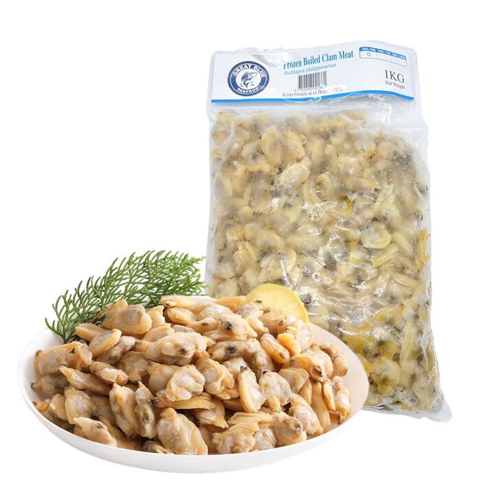 Great Blue Seafood Frozen Clam Meat Size 300/500 - 1kg