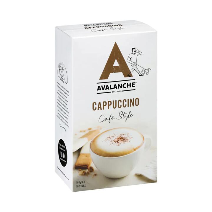 Avalanche Cappuccino Coffee Powder - 10 Sachets, 160g
