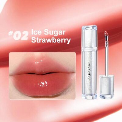 Judydoll Mirror Shine Lip Gloss #02 Ice Sugar Strawberry