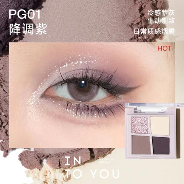 INTO YOU Transforming Quad Eyeshadow Palette #PG01