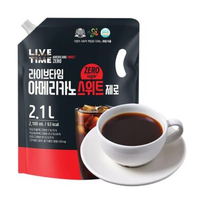 LIVE TIME Korean Sweet Americano Zero Sugar - 2.1L