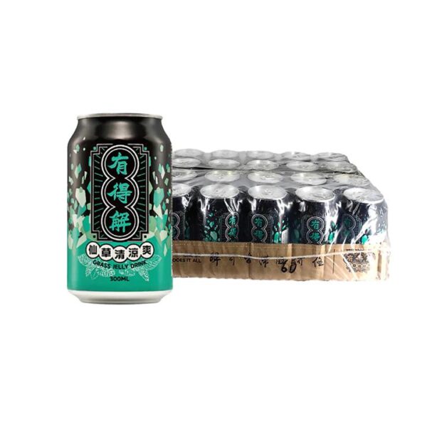 Youdejie Grass Jelly Drink - 300ml x 24 Cans