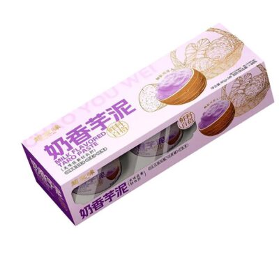 Chao You Wei Milky Taro Paste - Original Flavor, 3 Pieces, 240g