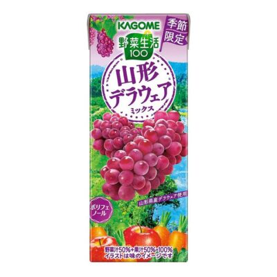 Kagome Yamagata Mixed Vegetable and Fruit Juice 195ml