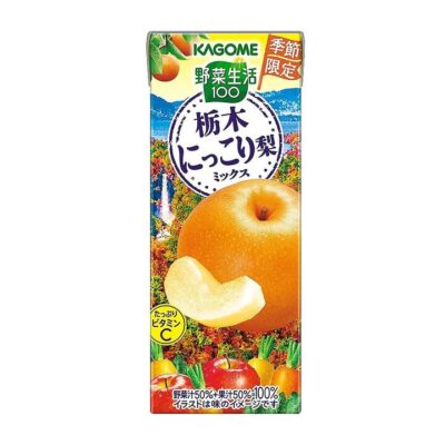 Kagome Yasai Seikatsu Juice Drink Tochigi Nikko Pear Flavor - 195ml