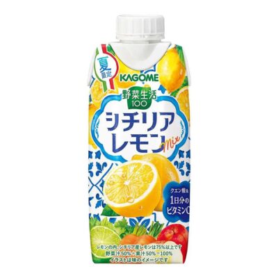 Kagome Yasai Seikatsu Sicilian Lemon Mixed Drink 330ml