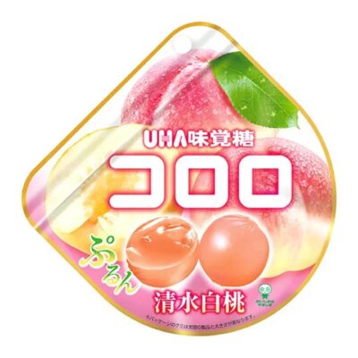 UHA Peach Flavored Gummy Candy - 40g