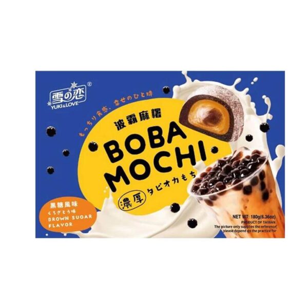 Yuki & Love Boba Mochi Brown Sugar Flavor - 180g