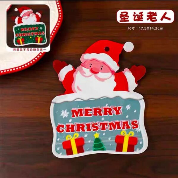 Santa Claus Shaped Christmas Candy Bag