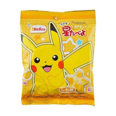Kuriyama Pokemon Pikachu Star-Shaped Salt Biscuits 17g
