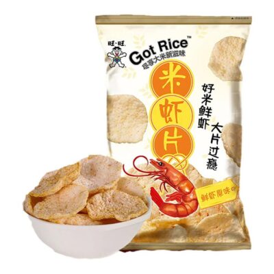 Want Want Rice Shrimp Crackers Original Flavor - 42g