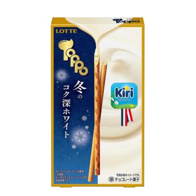 Lotte Winter White Limited Edition Biscuit Sticks - Cream Cheese Flavor 72g