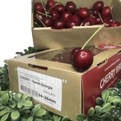 Cherrybird Sweet Georgia Red Cherries 34-46mm 1kg